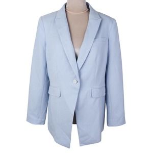 Calvin Klein Sky Blue One-Button Blazer 16